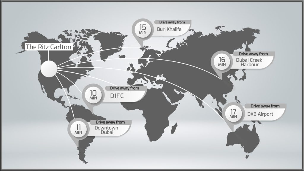 The Ritz Carlton location map