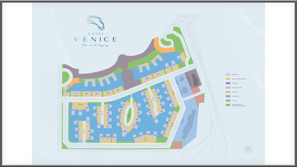 Azizi Venice master plan
