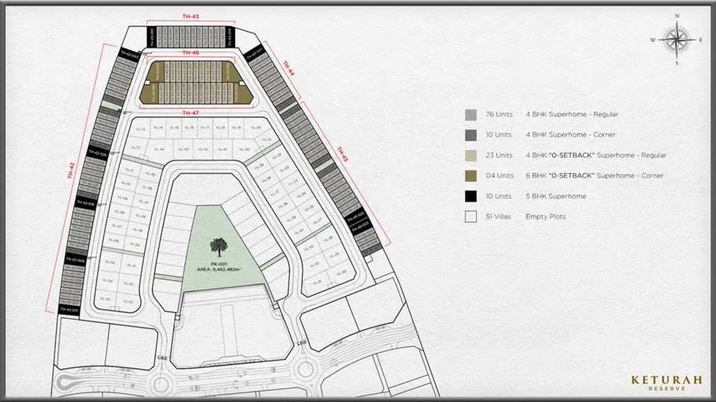 Keturah Reserve​ master plan