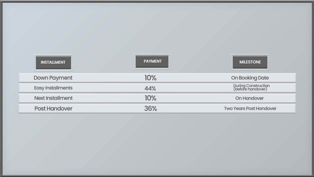 Lilium Tower payment plan