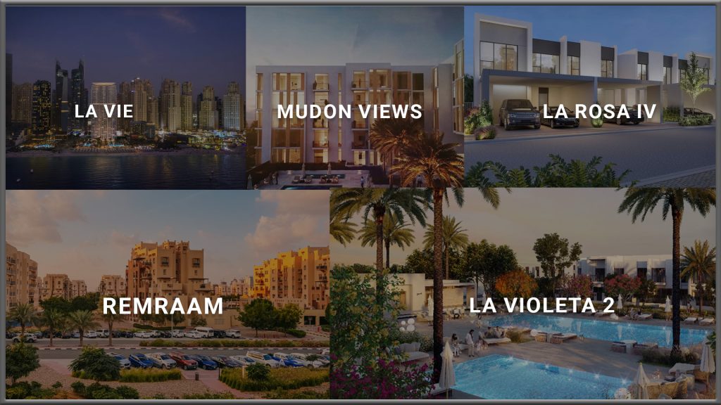 Popular projects by Dubai Properties