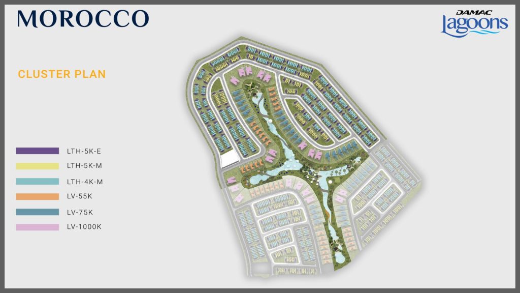 Morocco Phase 2 at Damac LagoonsMaster plan