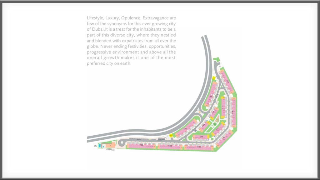 Zafran Town Homes master plan