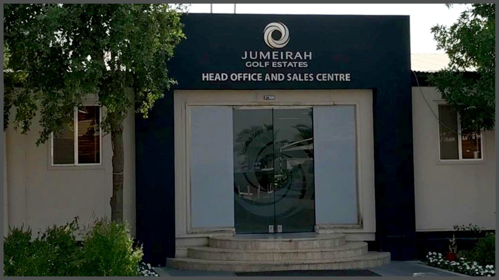 Jumeirah Golf Estates head office pic