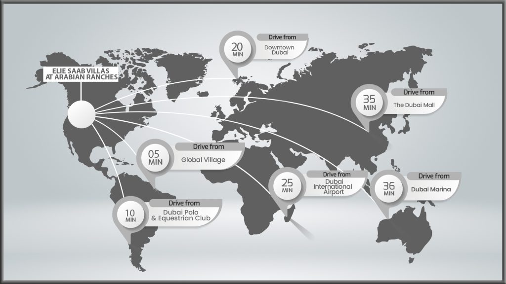 Elie Saab Villas location map