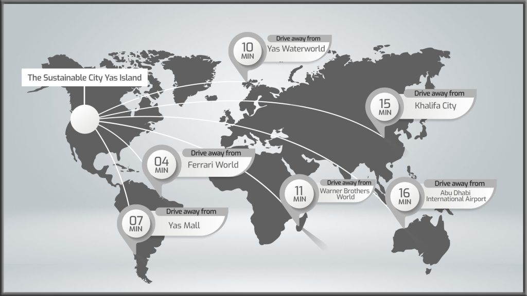 The Sustainable City location plan