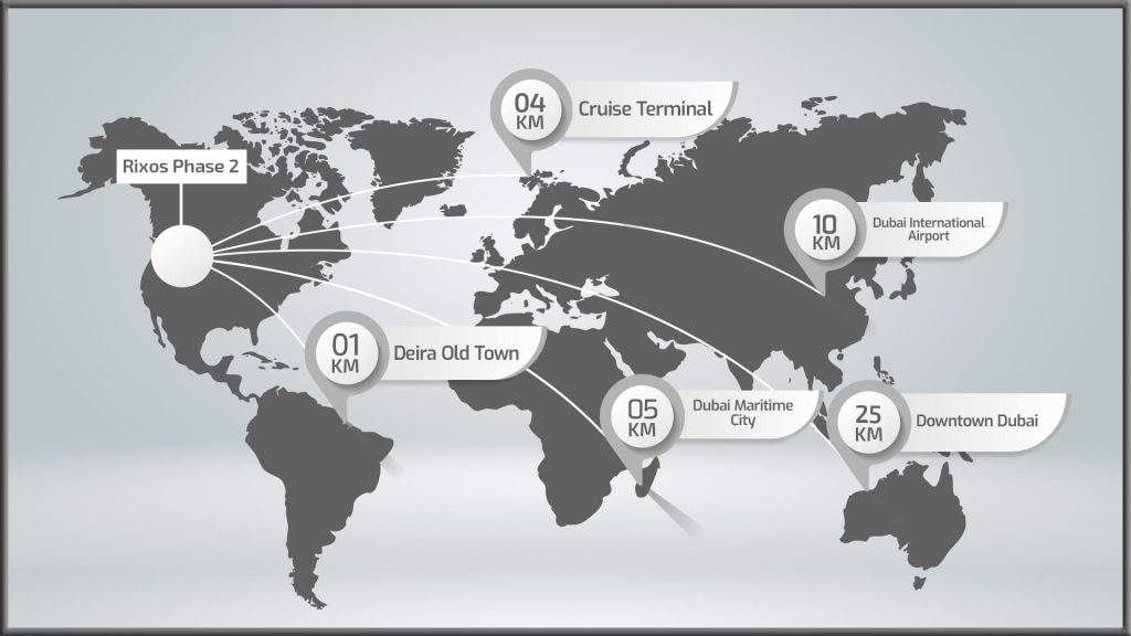 Rixos Phase 2 location map