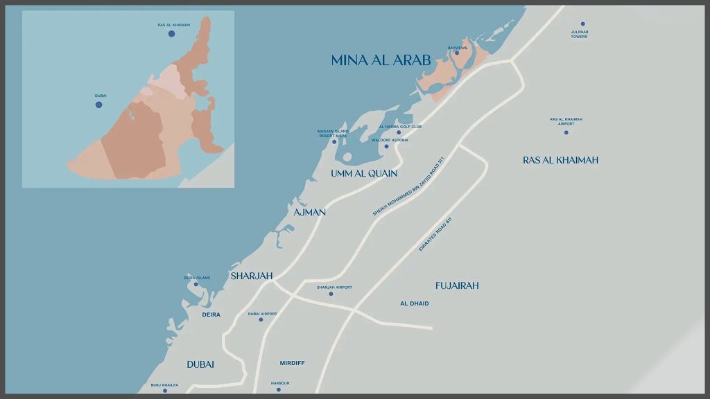 Nikki Beach Residences location plan