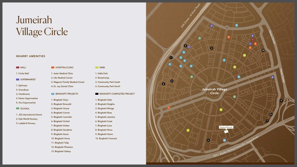 Binghatti Phoenix master plan