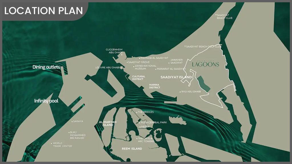 Saadiyat Lagoons master plan