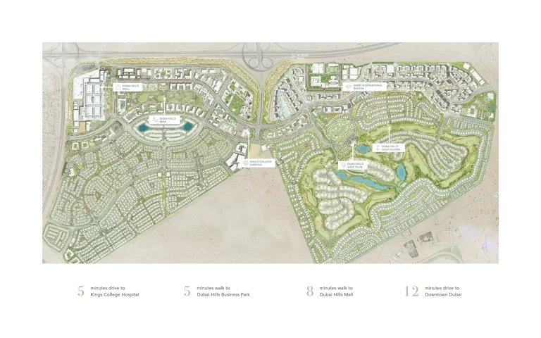 Vida Residences Hillside by Emaar Master Plan